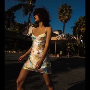 NWOT Zara Vibrant Mini Dress - Size Small